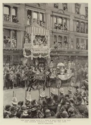 Der Besuch des deutschen Kaisers in der Stadt